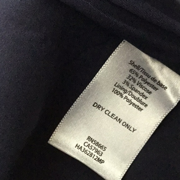 Halogen Navy Plaid Wrap Mini Skirt Size 8P NWOT - Picture 6 of 9